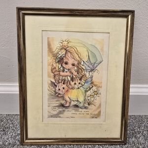 Jody Bergsma 1981 Signed Framed Print Once You've Been Over The Rainbow...
